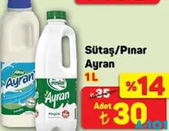 SÜTAŞ/PINAR AYRAN 1 L